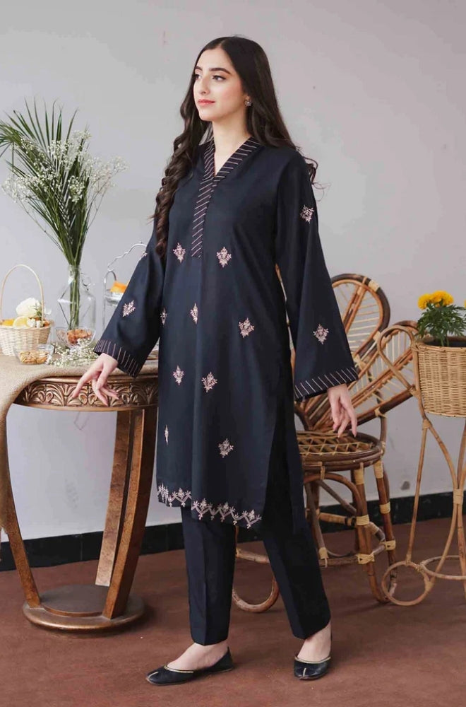 Aisling - 3PC Unstitched Dhanak Embroidered Shirt with Dhanak Dupatta and Trouser - RF1158