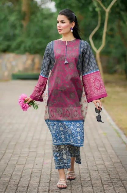 Urge 2PC Unstitched Lawn Printed Shirt with Printed Trousers - RF1109 royalpret