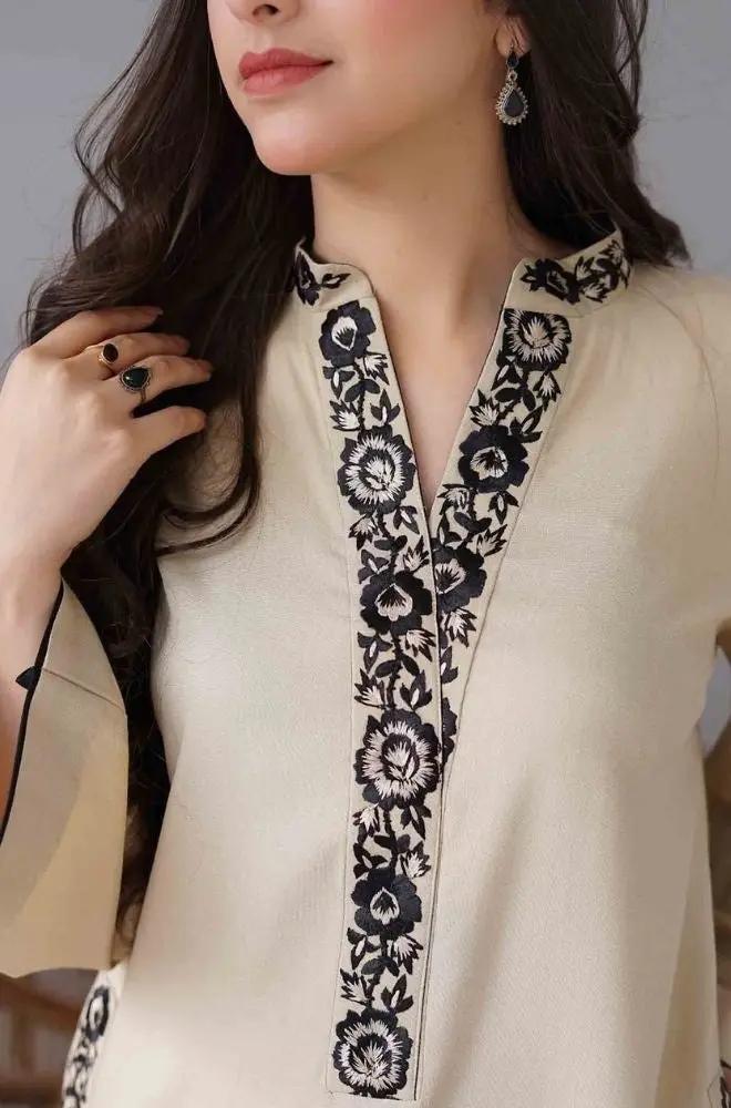 Aisling - 3PC Unstitched Dhanak Embroidered Shirt with Dhanak Dupatta and Trouser - RF1148 royalpret