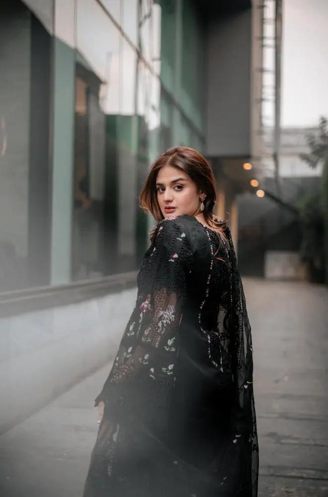 Aneelas - 3PC Lawn Embroidered Chicken Kari Shirt with Embroidered Khaddi Net Dupatta (Unstitched) - RF1328 royalpret