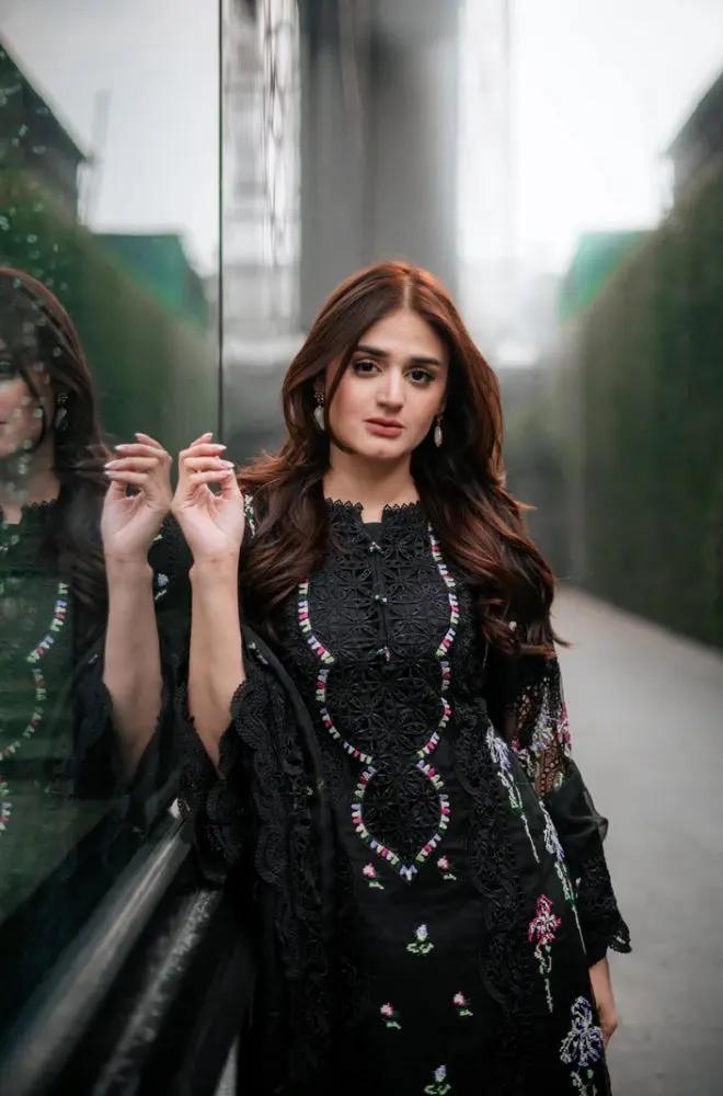 Aneelas - 3PC Lawn Embroidered Chicken Kari Shirt with Embroidered Khaddi Net Dupatta (Unstitched) - RF1328 royalpret