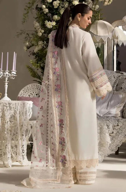 Sobia Nazir - 3PC Lawn Embroidered Shirt with Printed Khadi Net Dupatta (Unstitched) - RF1330 royalpret