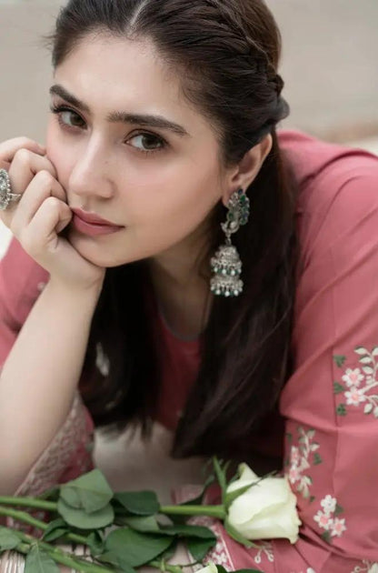 Urge - 2PC Unstitched Khaddar Embroidered Shirt with Khaddar Embroidered Trousers - RF1146 royalpret