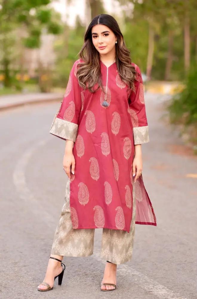 Urge 2PC Unstitched Lawn Printed Shirt with Printed Trousers - RF1106 royalpret