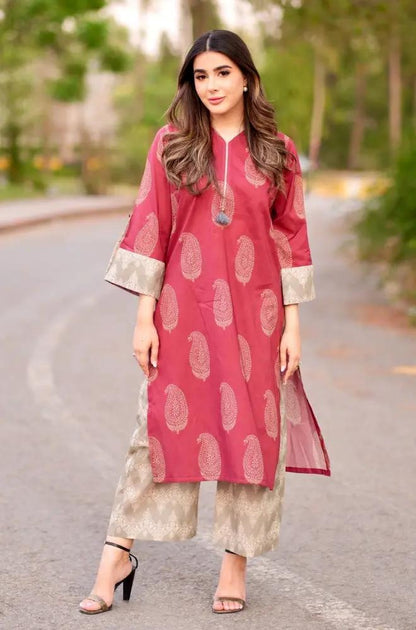 Urge 2PC Unstitched Lawn Printed Shirt with Printed Trousers - RF1106 royalpret