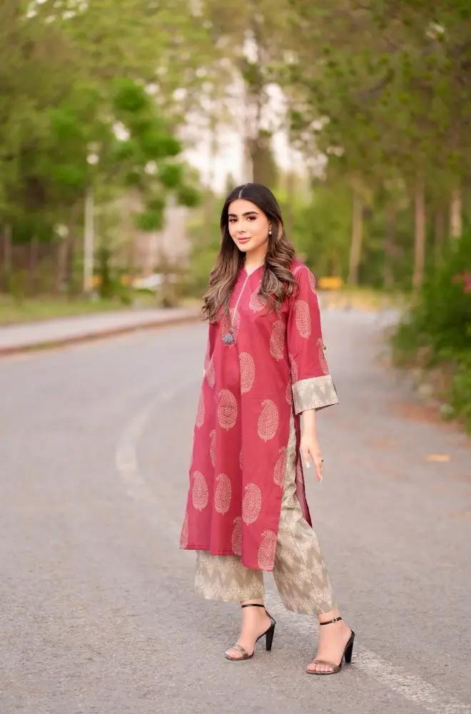 Urge 2PC Unstitched Lawn Printed Shirt with Printed Trousers - RF1106 royalpret